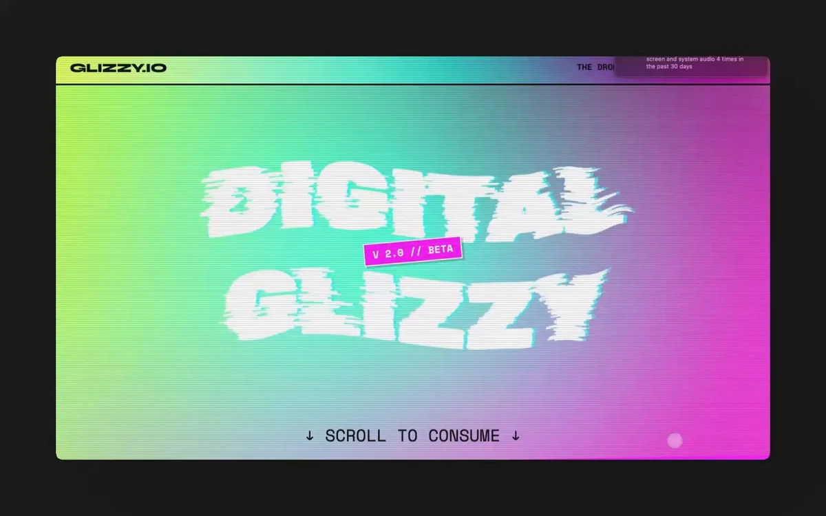 Example image for the Maximalist digital hot dog startup website prompt