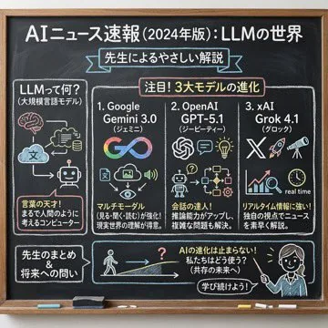Example image for the Chalkboard-style AI news summary prompt