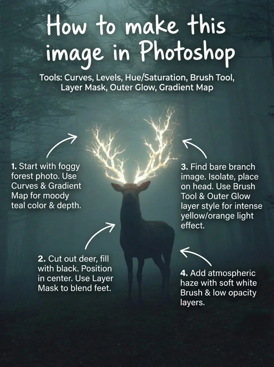 Example image for the style of white handwritten text prompt