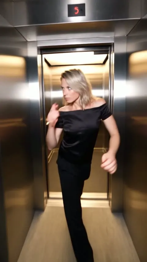 Night Elevator Walk: example 1