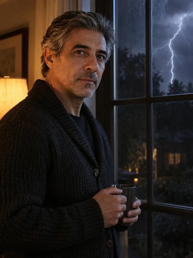 Storm Window Halloween AI photo style: example 1