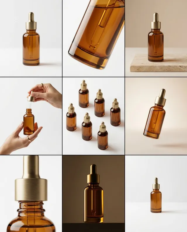 Story Board Grid for Product Photography Generator: example 1
