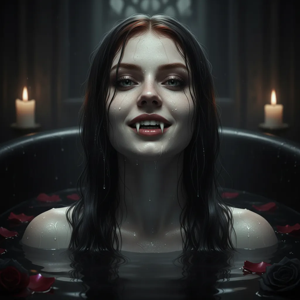 Halloween The Vampire Bath example