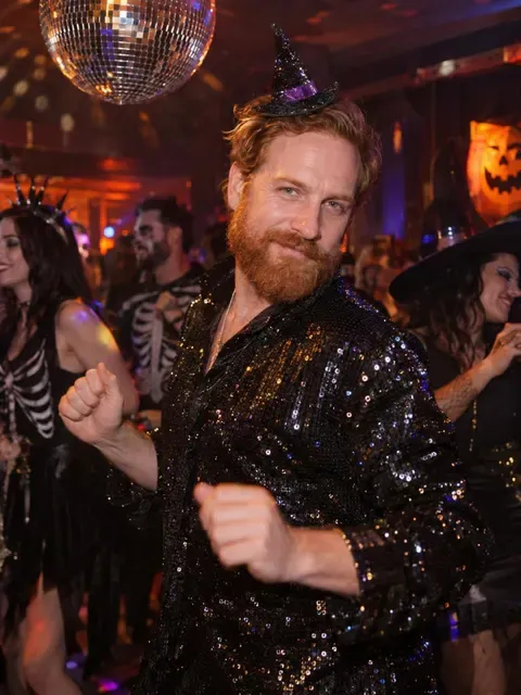 Disco Coven Halloween AI photo style example