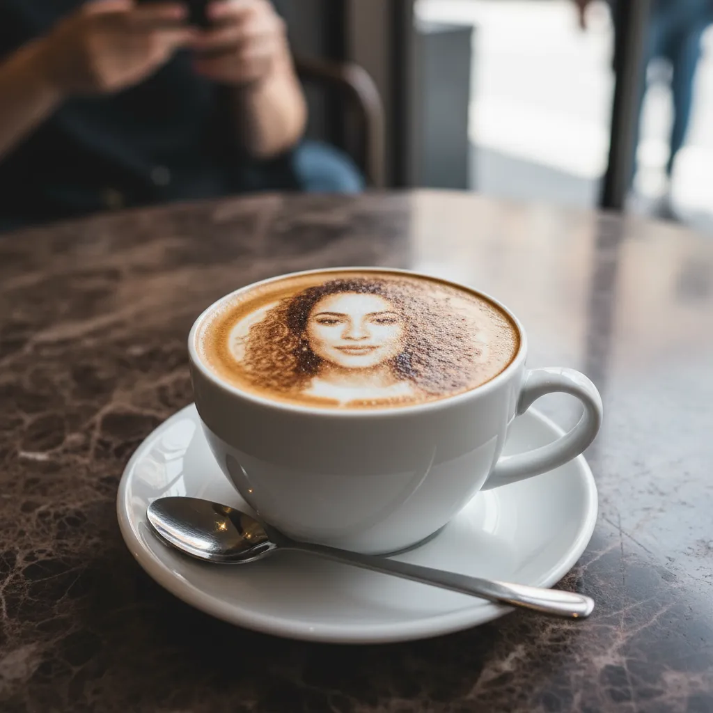 Coffee Art Effect example