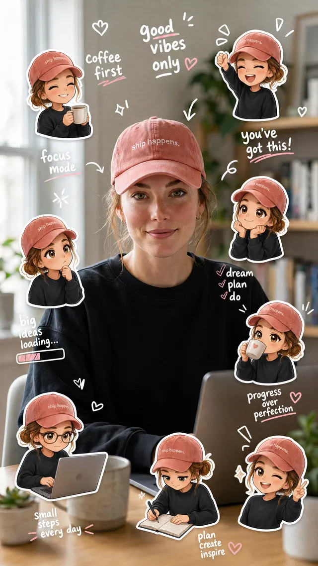 Chibi Collage Effect: example 1