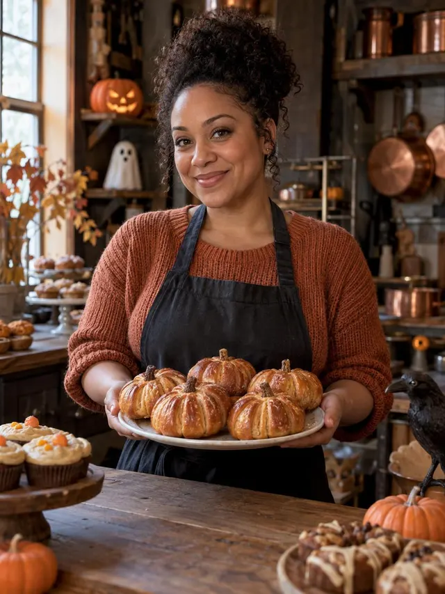 Enchanted Bakery Halloween AI photo style: example 1