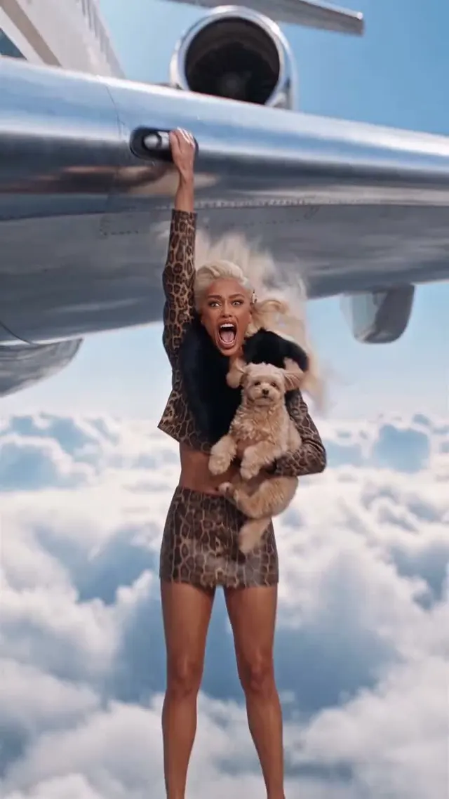 Airplane Face Swap AI Video: example 1