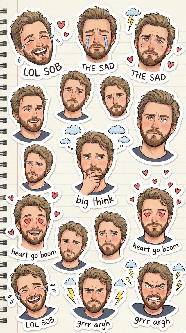 My Sticker Pack Generator: example 1