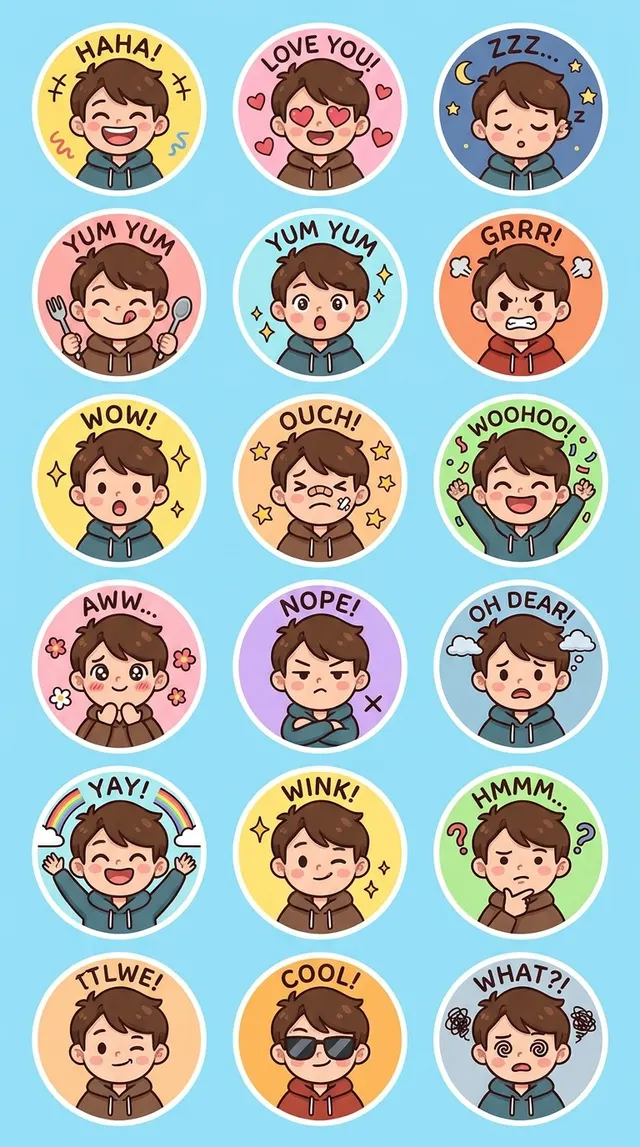 My Sticker Pack Generator: example 2