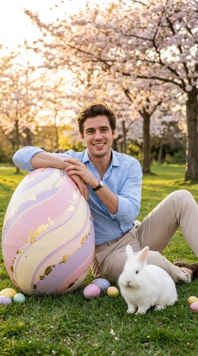 Easter Garden Pose: example 1