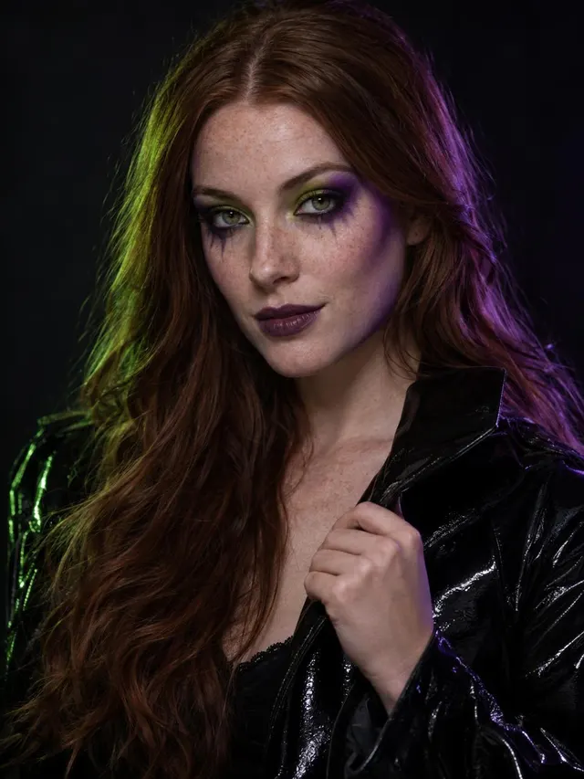 Neon Ghoul Halloween AI photo style: example 1