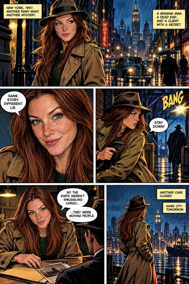 AI Comic Generator from Photo: example 2