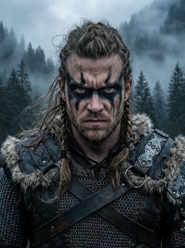 Viking Warrior Transform Video Generator: example 1