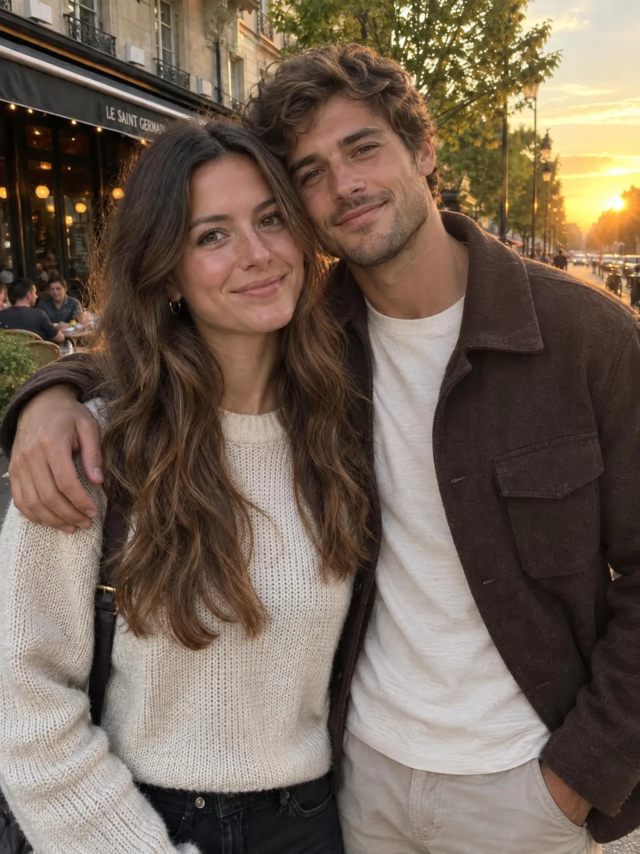AI Add Boyfriend to Photo example
