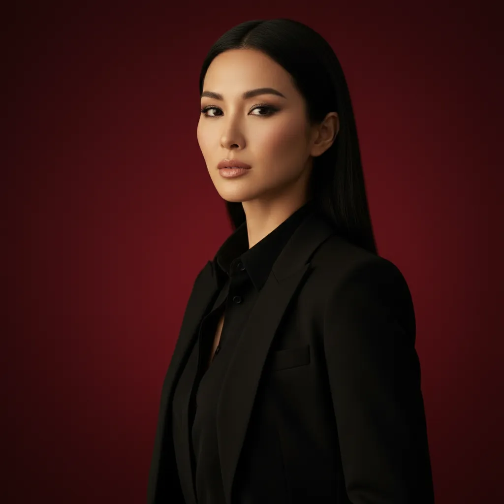 Red Studio Portrait 1 example