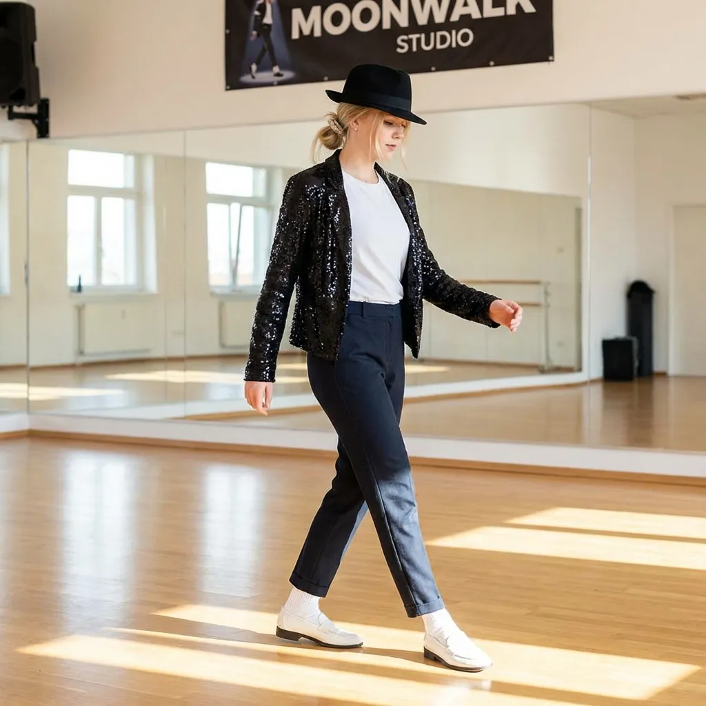 Moonwalk Dance Clip example
