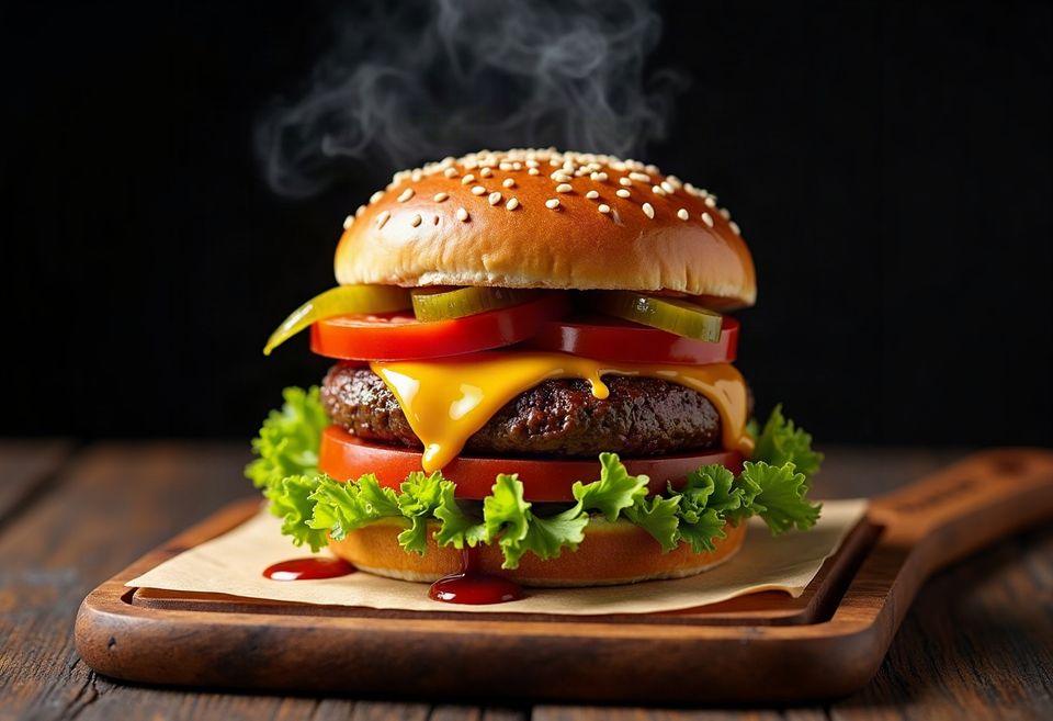 Example output: Food & drink