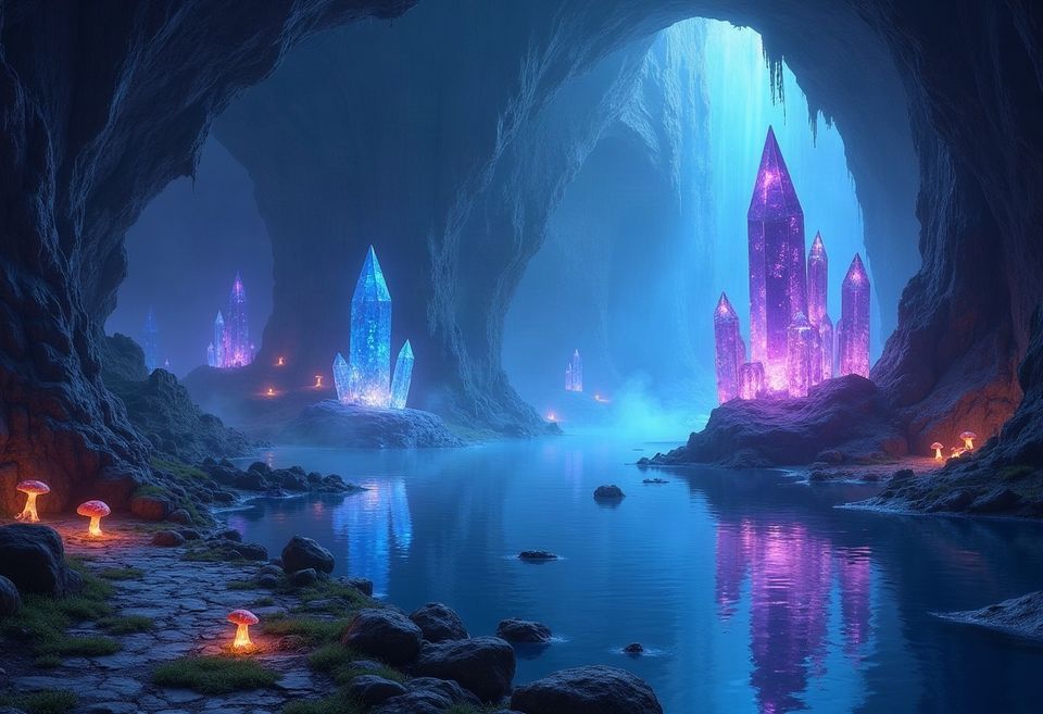 Example output: Fantasy landscape